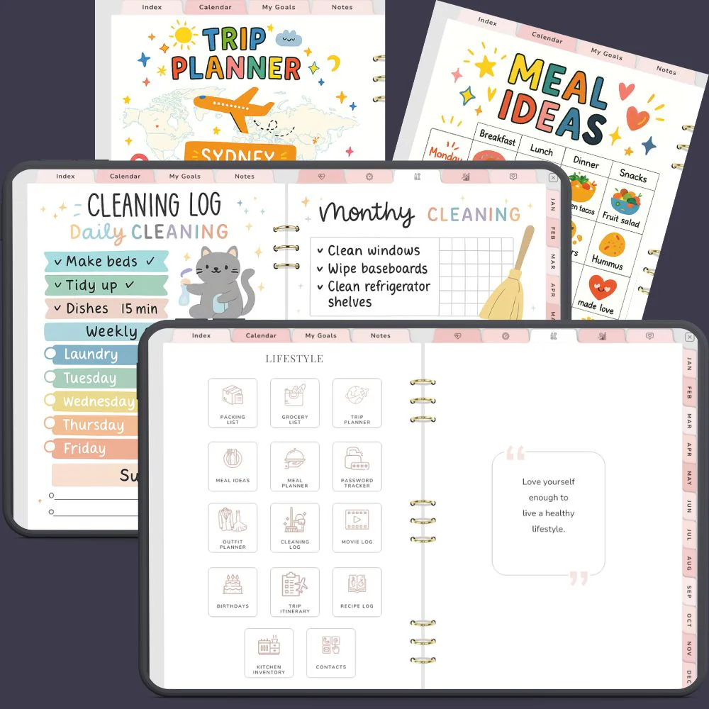 Lifestyle Planner Preview